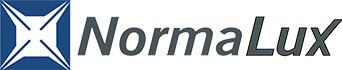 Logotipo de Normalux sobre fondo blanco.